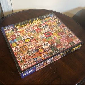 1000 Piece Beer Label Jigsaw Puzzle